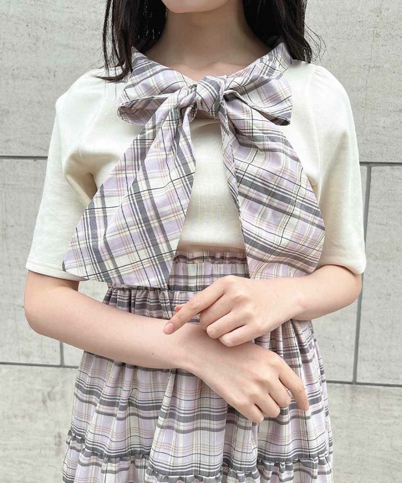 lavender×white / 157cm