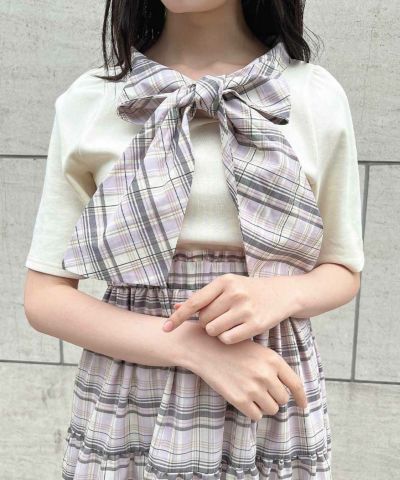 lavender×white / 157cm
