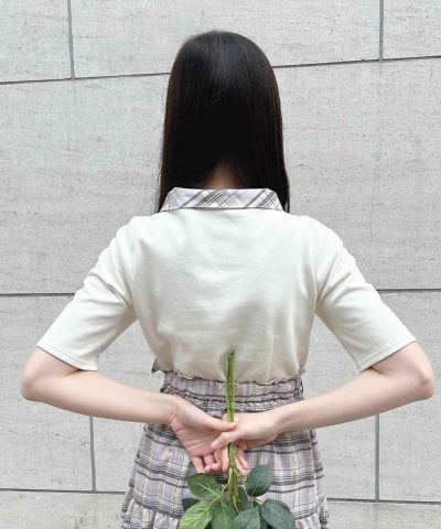lavender×white / 157cm