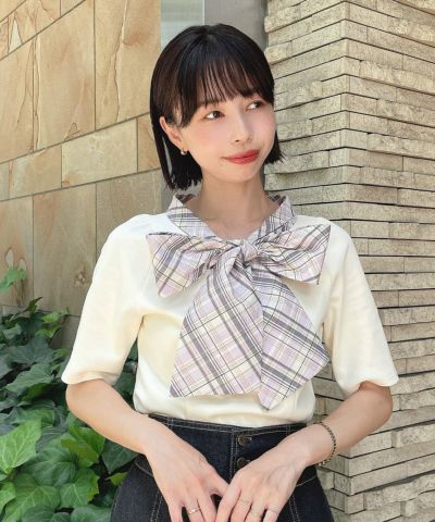 lavender×white / 158cm