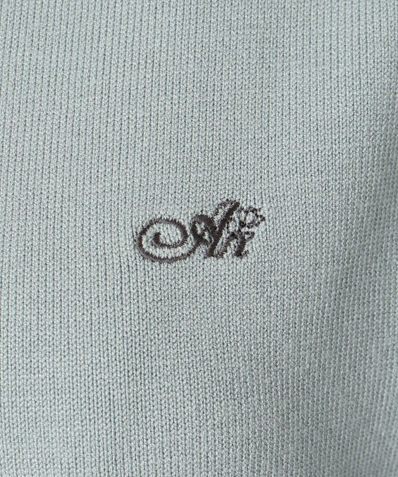 ANロゴ刺繍ニットポロ/an another angelus [53BJ07h003] | F