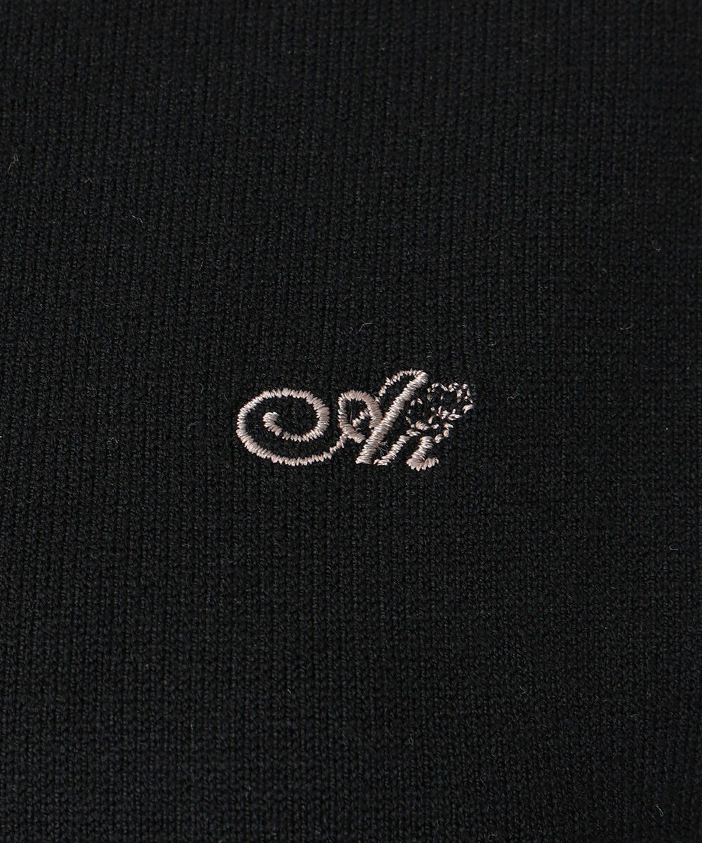 ロゴ刺繍 (black)