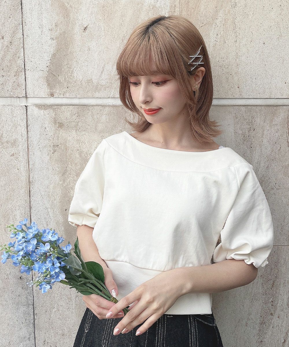 ivory / 152cm / ショルダーリボンを外した状態