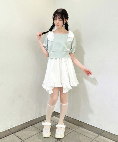 blue gray / 157cm *Blue gray is a color close to mint.