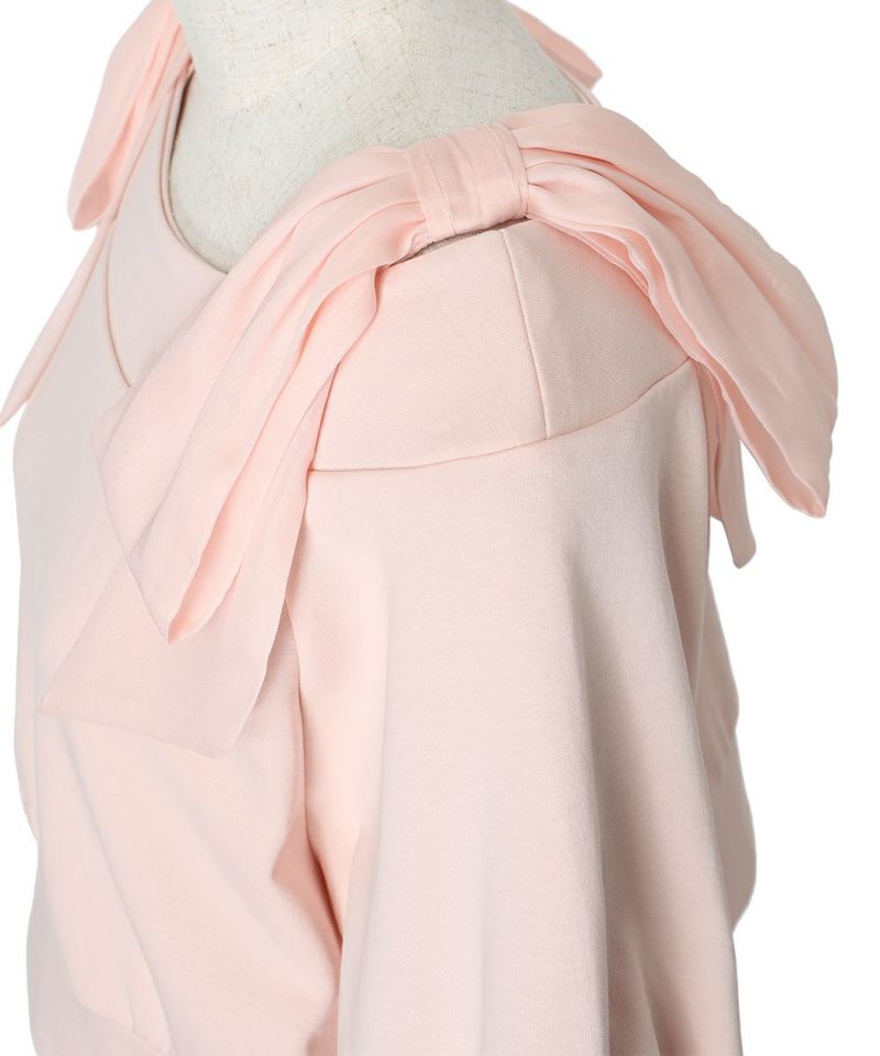 Shoulder ribbon (light pink)