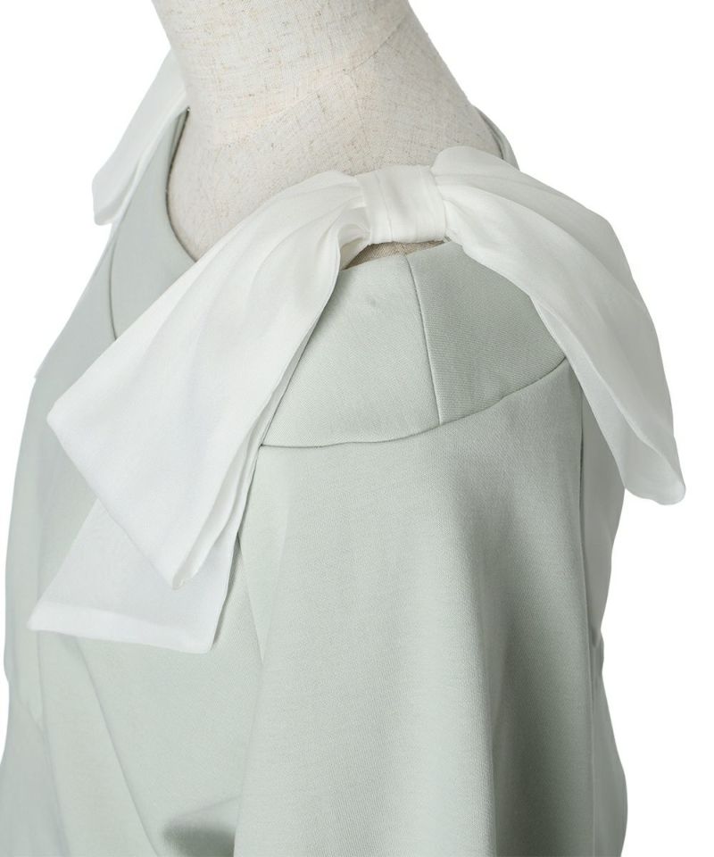 Shoulder ribbon (blue gray)