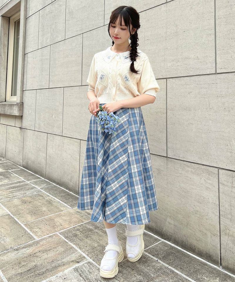 blue×white / 157cm