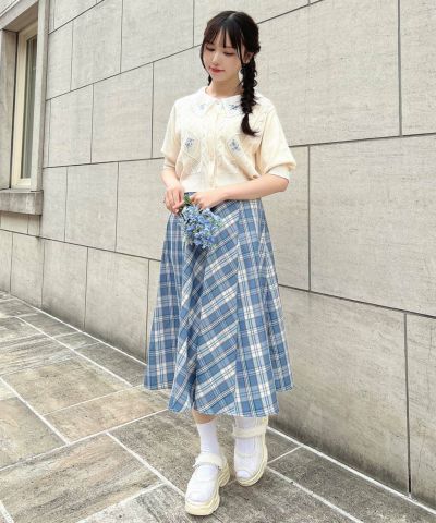 blue×white / 157cm
