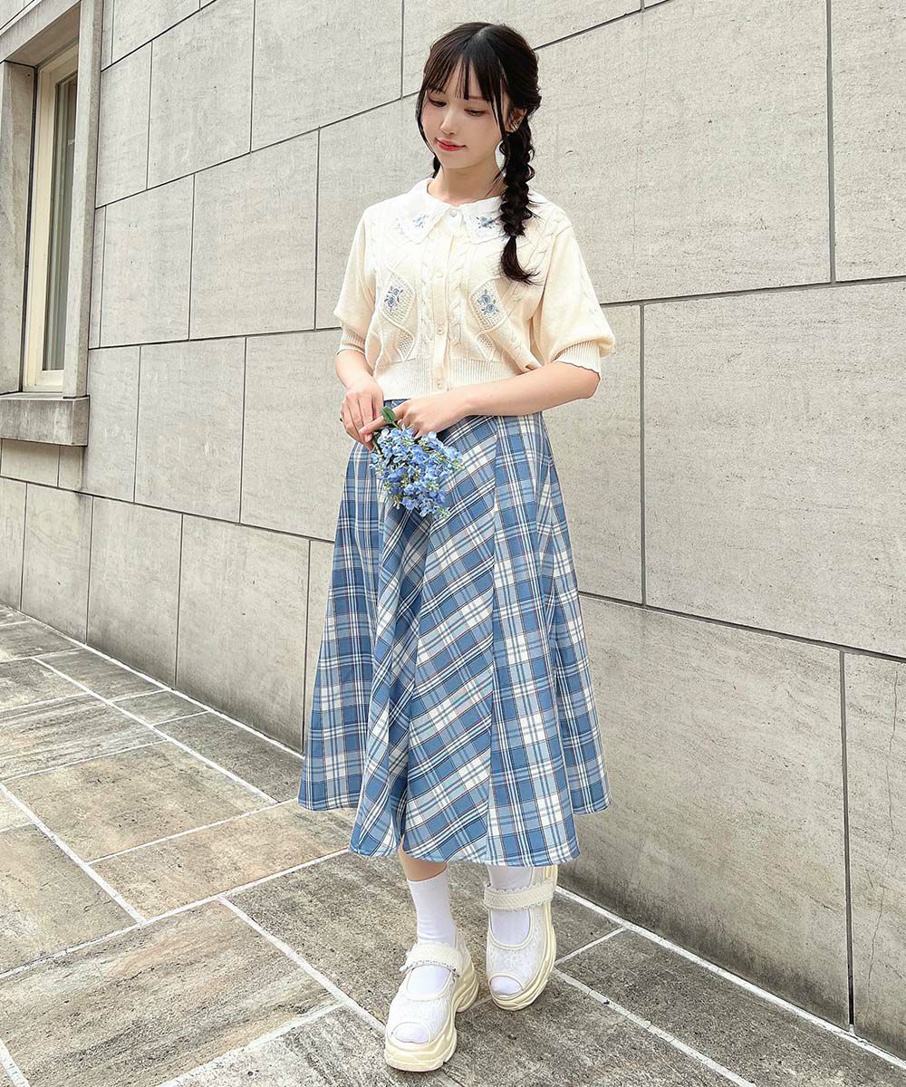 blue×white / 157cm