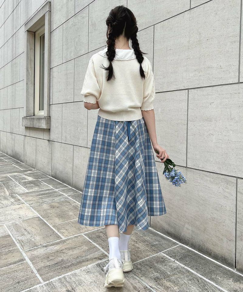 blue×white / 157cm