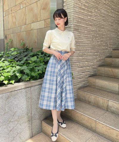 blue×white / 158cm