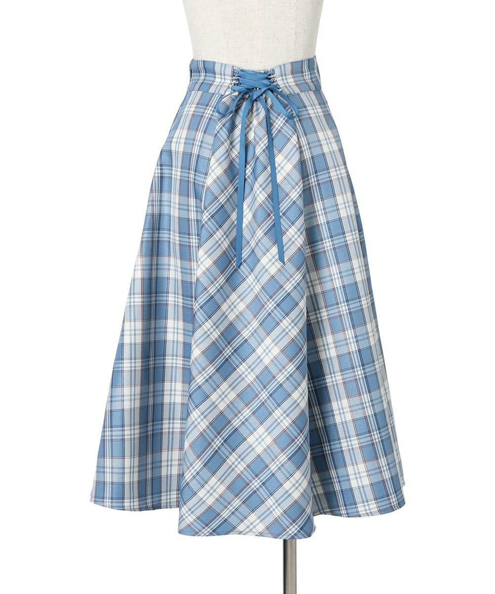 バック (blue×white)