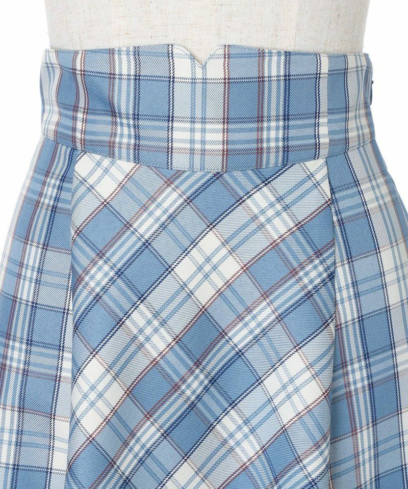 Front up (blue x white)