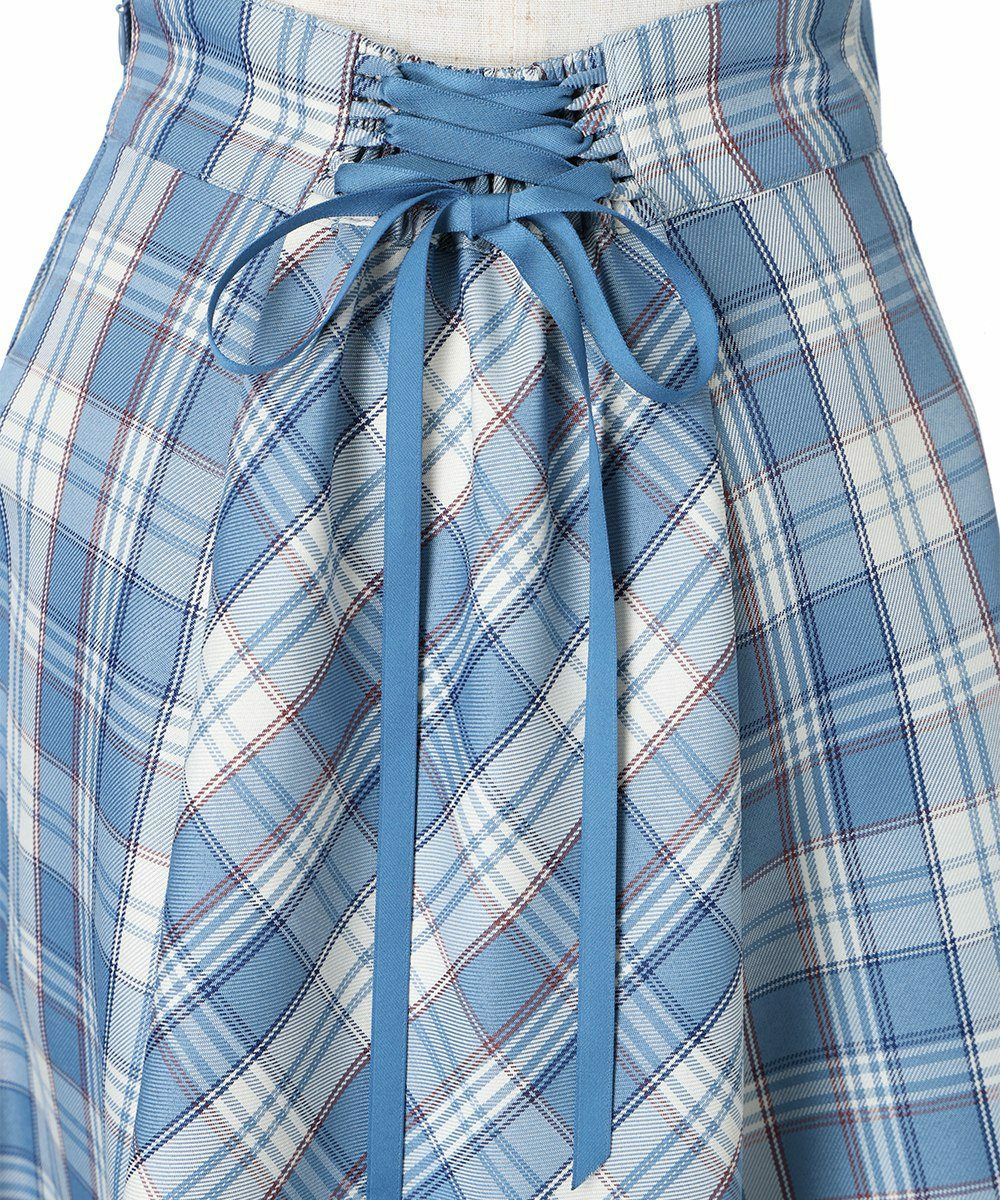 バック (blue×white)