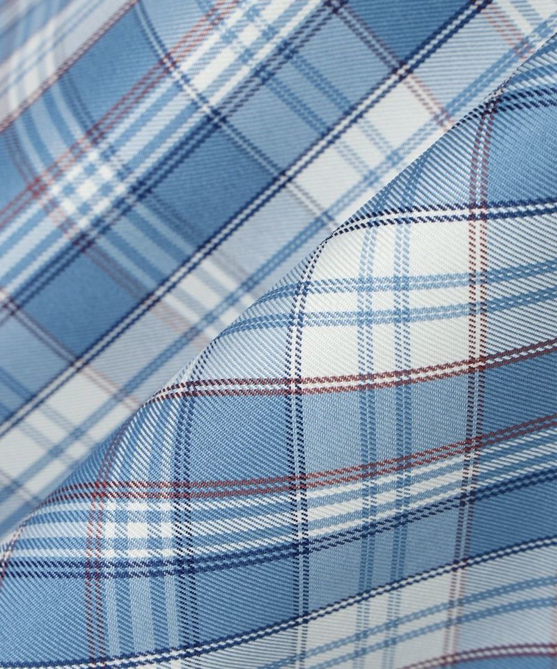 Fabric up (blue x white)