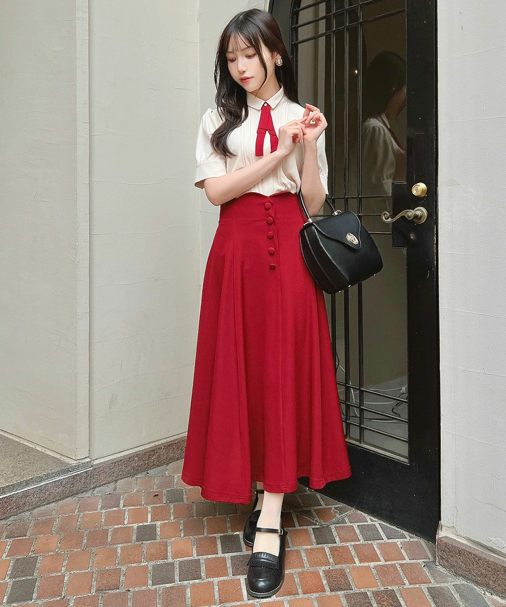 ivory×red / 157cm