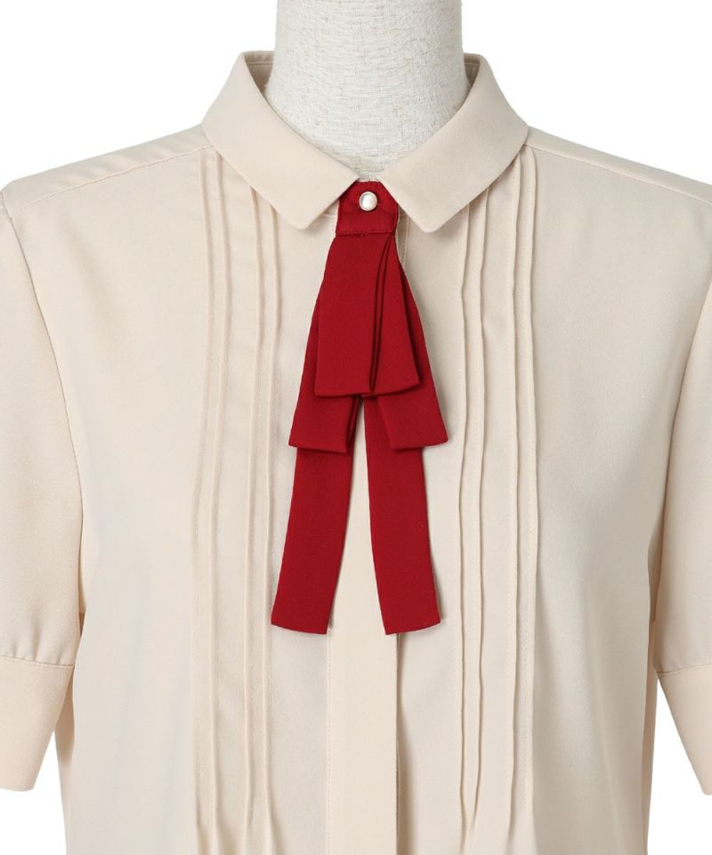 Ribbon (ivory×red)