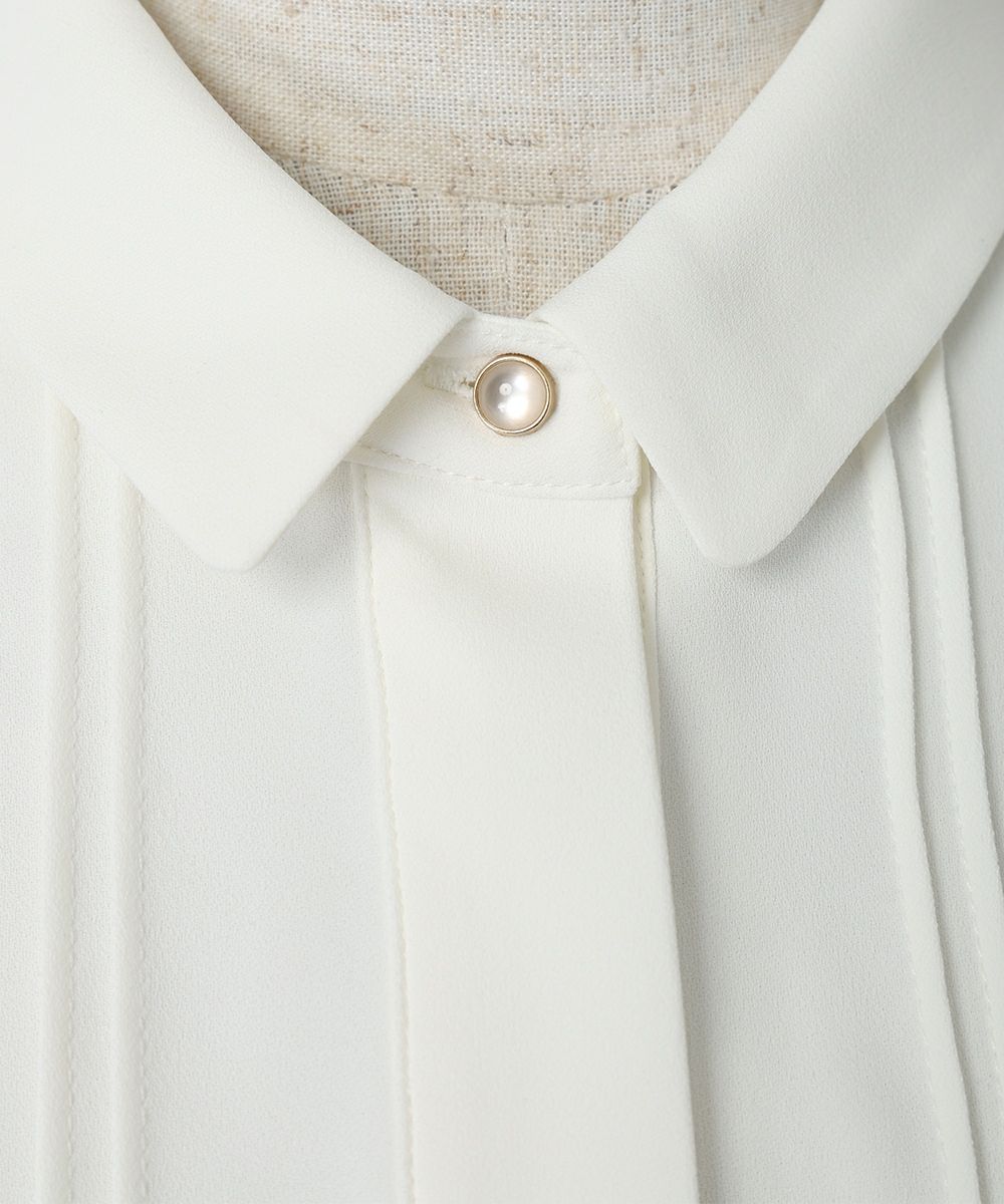 フロント釦 (off white×black)