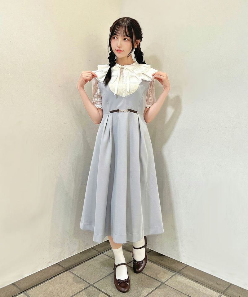 ivory /157cm / 付け衿アレンジ