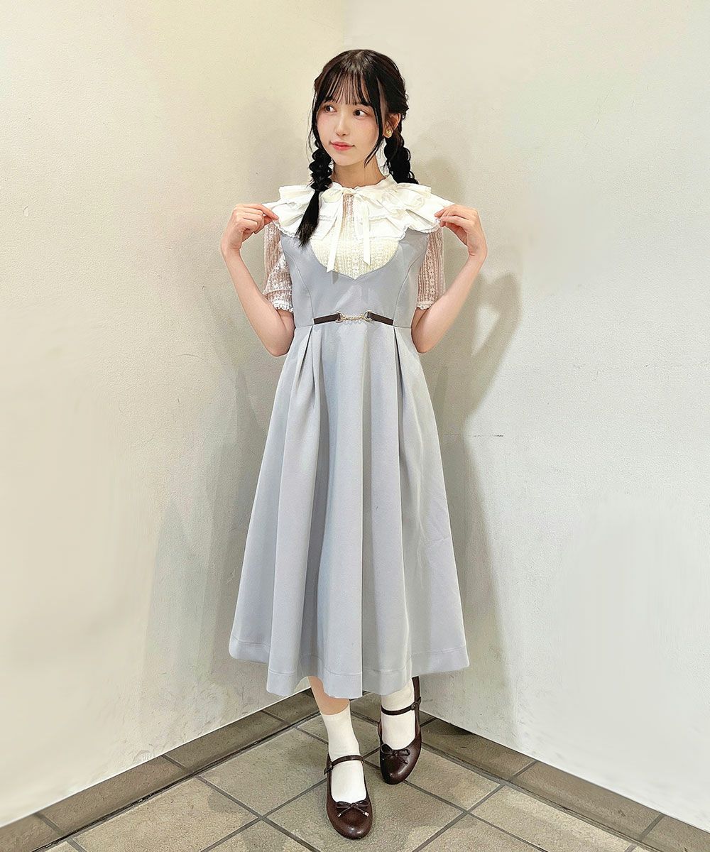 ivory /157cm / 付け衿アレンジ