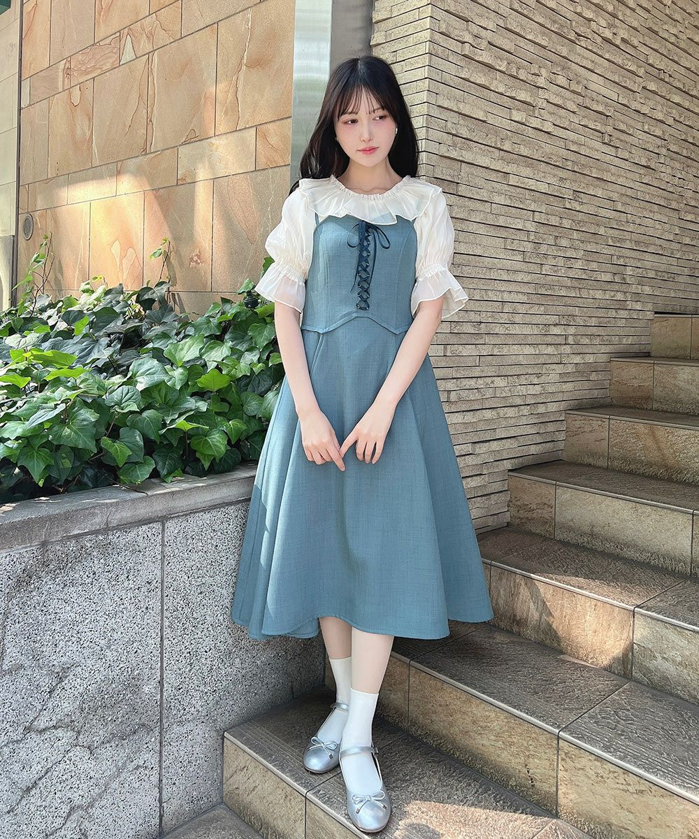 blue green / 157cm