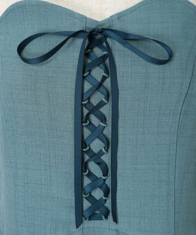 Lace-up (blue green)