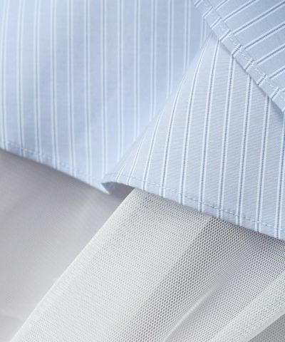 Fabric up (light blue x white)