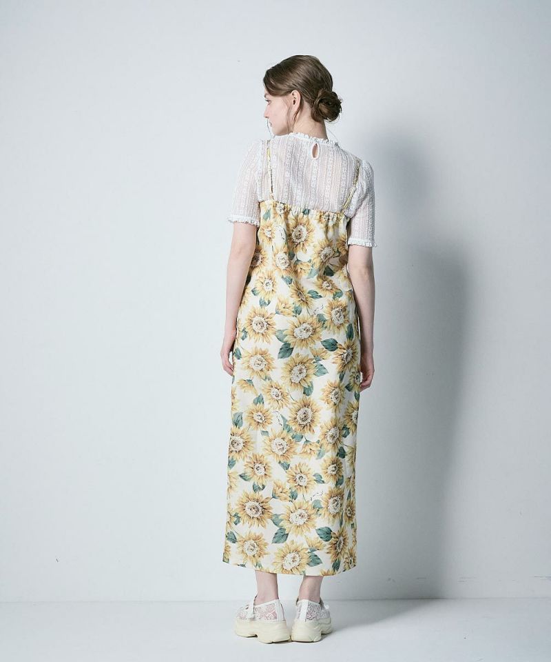 off white×yellow / 170cm / Cami dress only