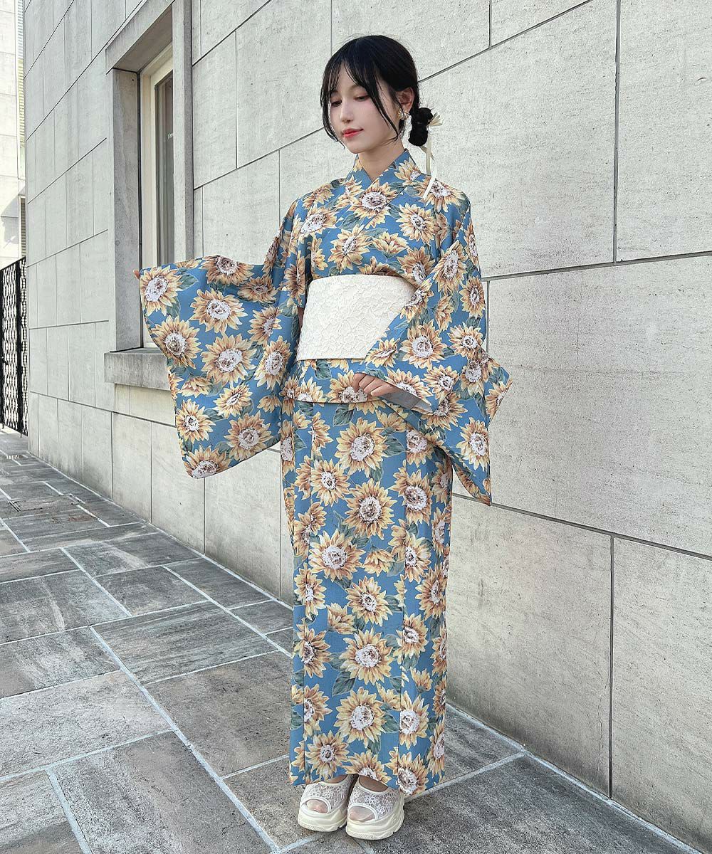 blue×yellow / 157cm