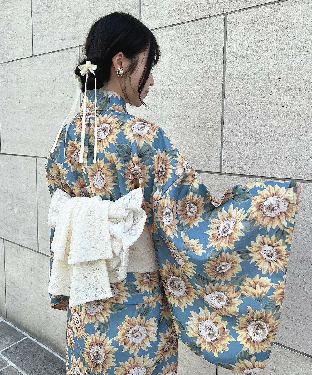 blue×yellow / 157cm