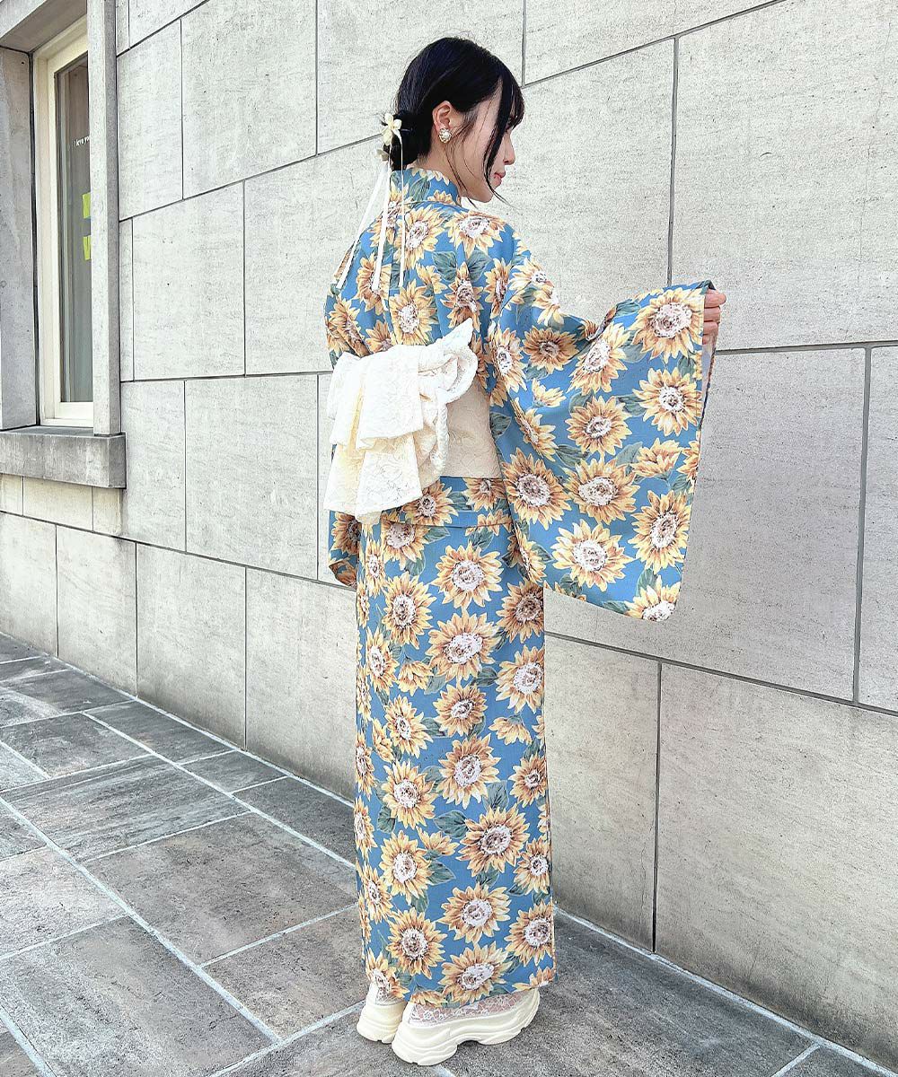 blue×yellow / 157cm