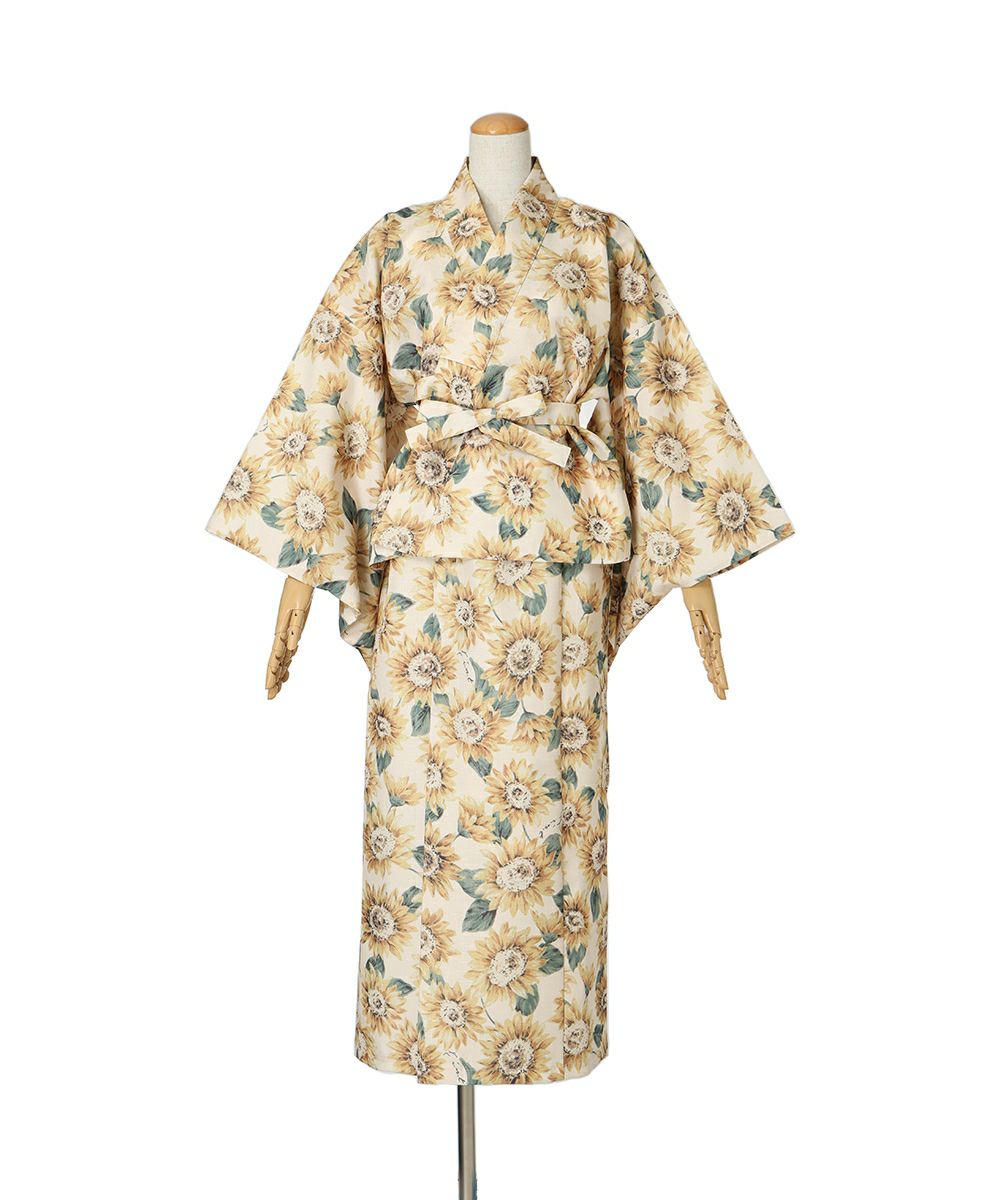 帯を外した状態 (off white×yellow)