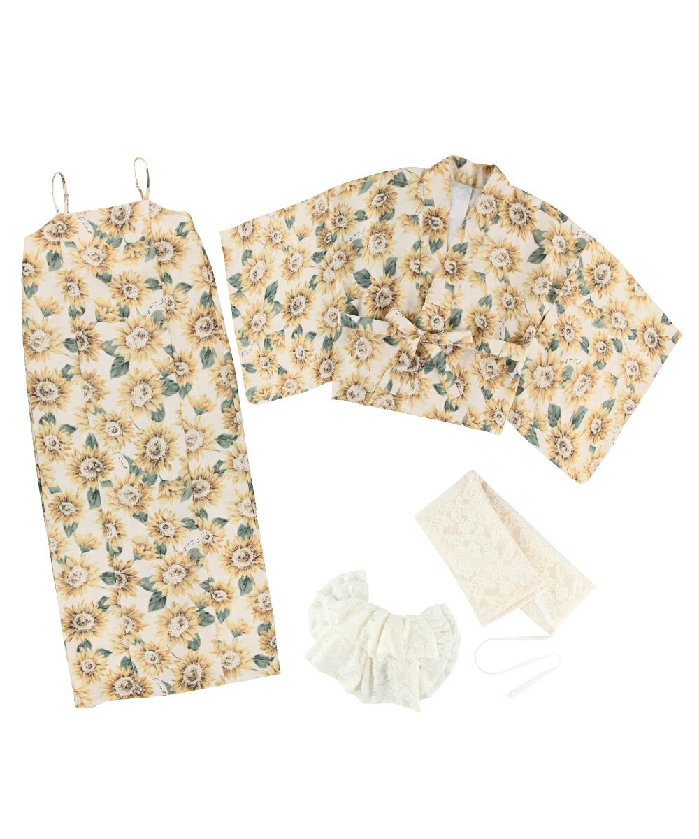 セット (off white×yellow)