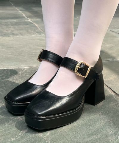 One-strap platform heel pumps/an another angelus [00BA01d002]
