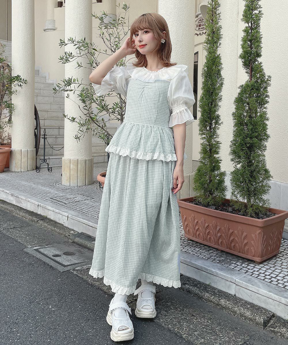light green×white / 152cm