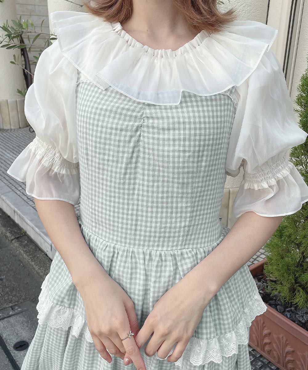 light green×white / 152cm