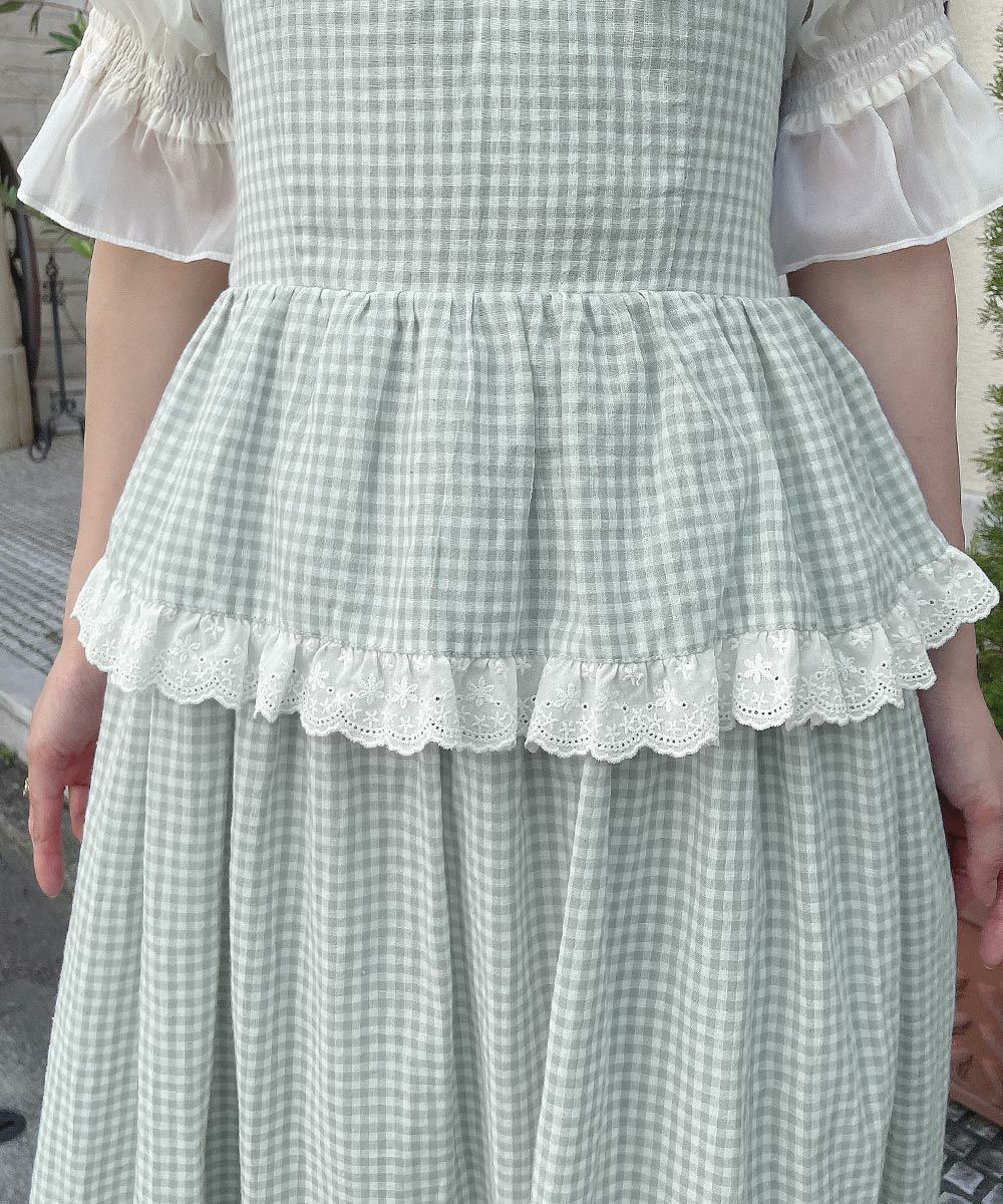 light green×white / 152cm