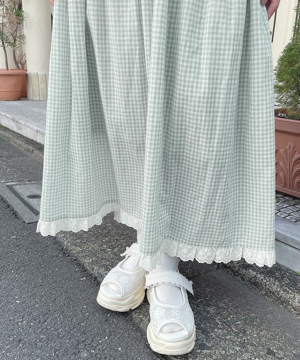 light green×white / 152cm