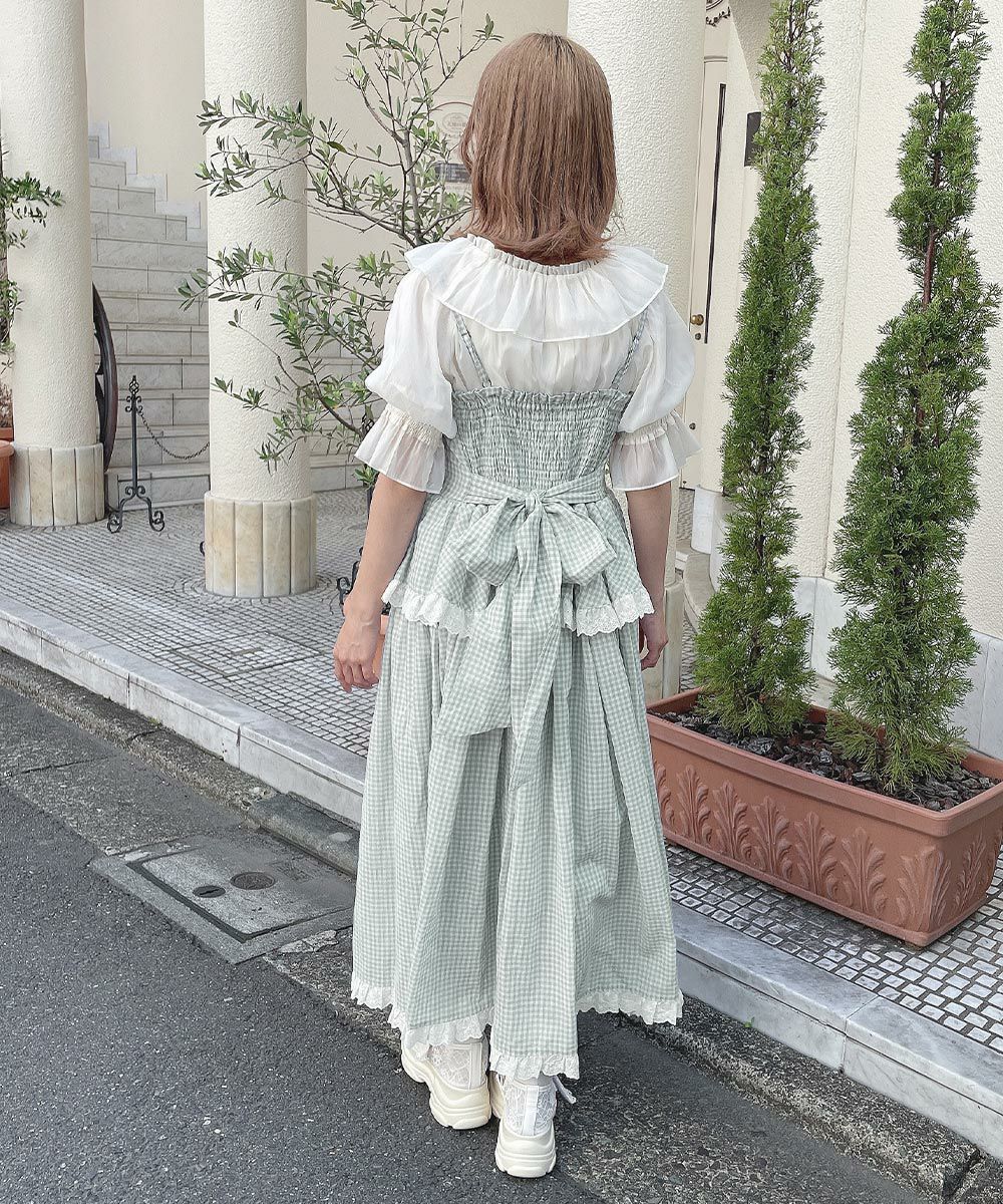 light green×white / 152cm