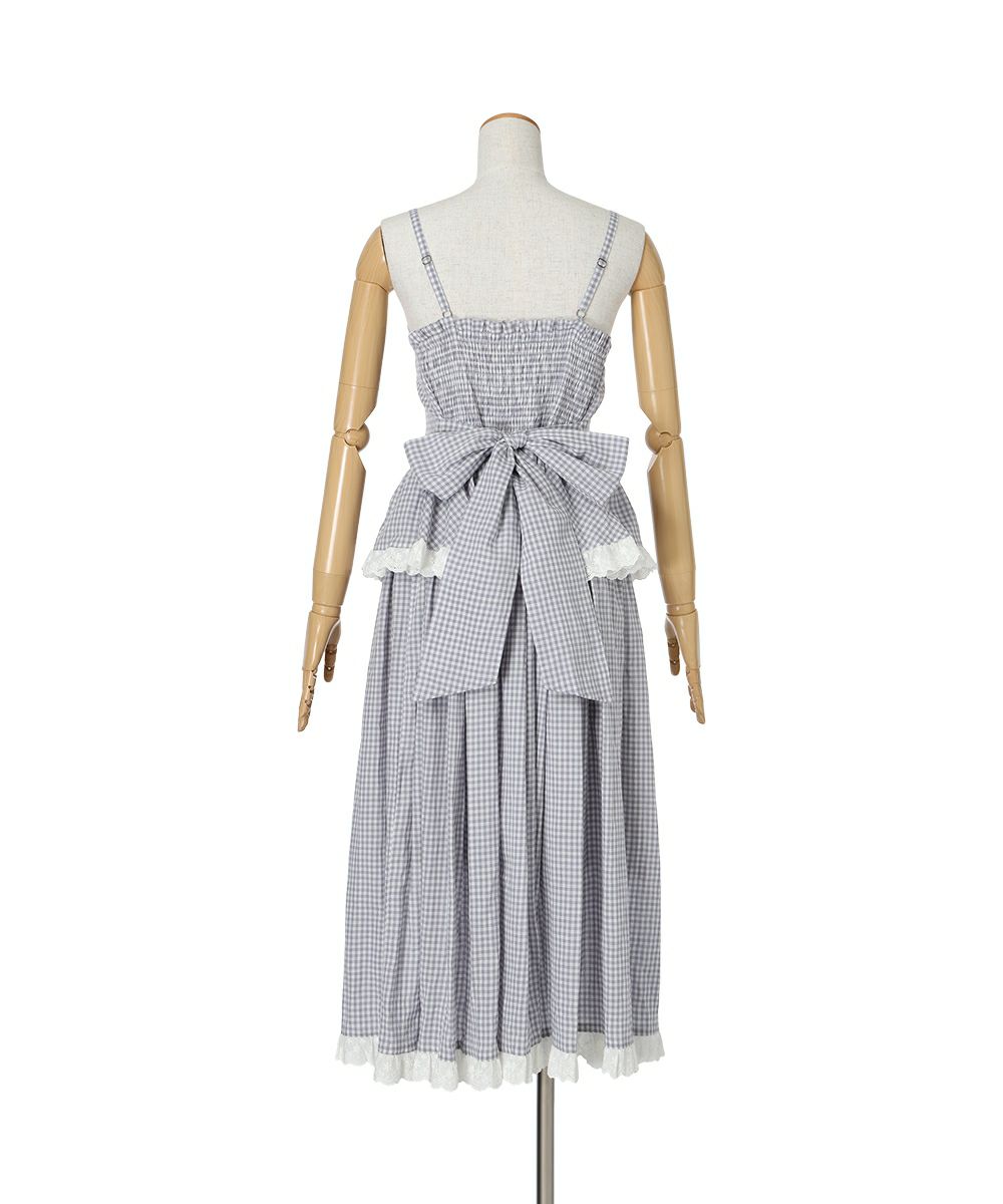 バック (light gray×white)