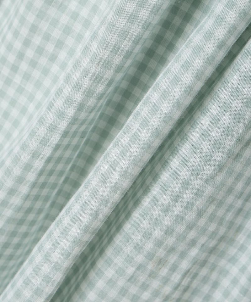 Fabric up (light green x white)