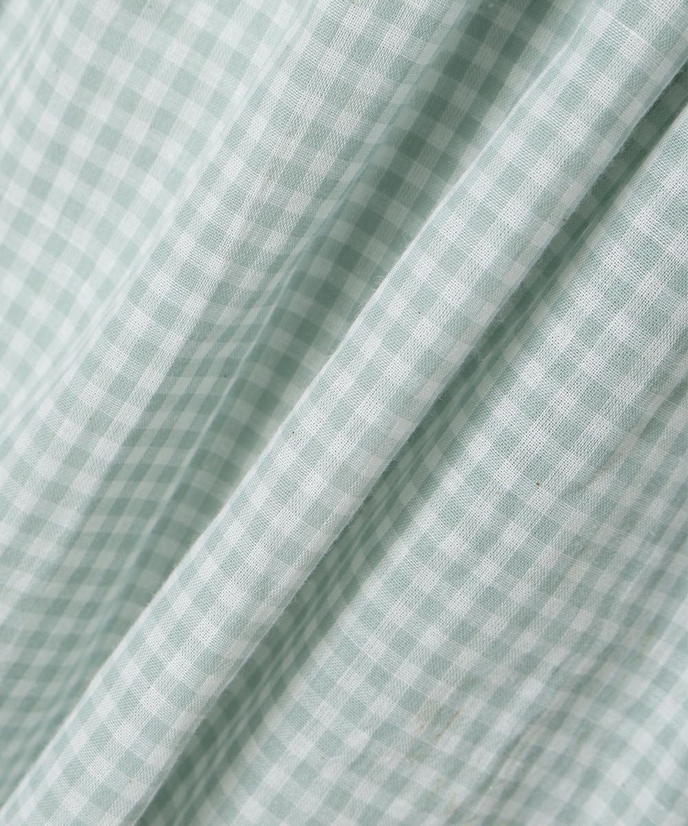 生地アップ (light green×white)