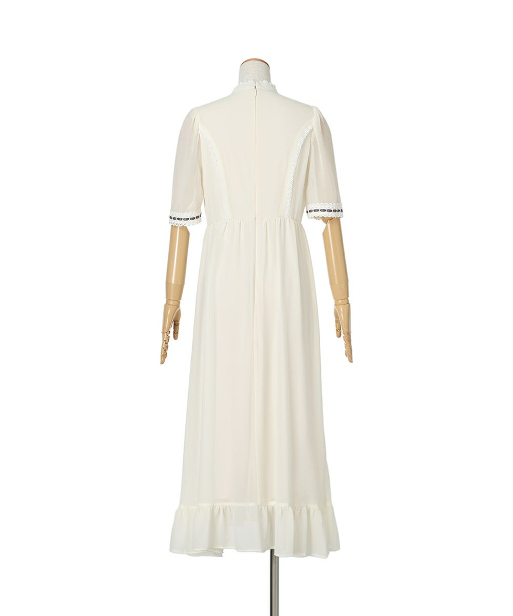 リボンをほどいた状態/バック (ivory)