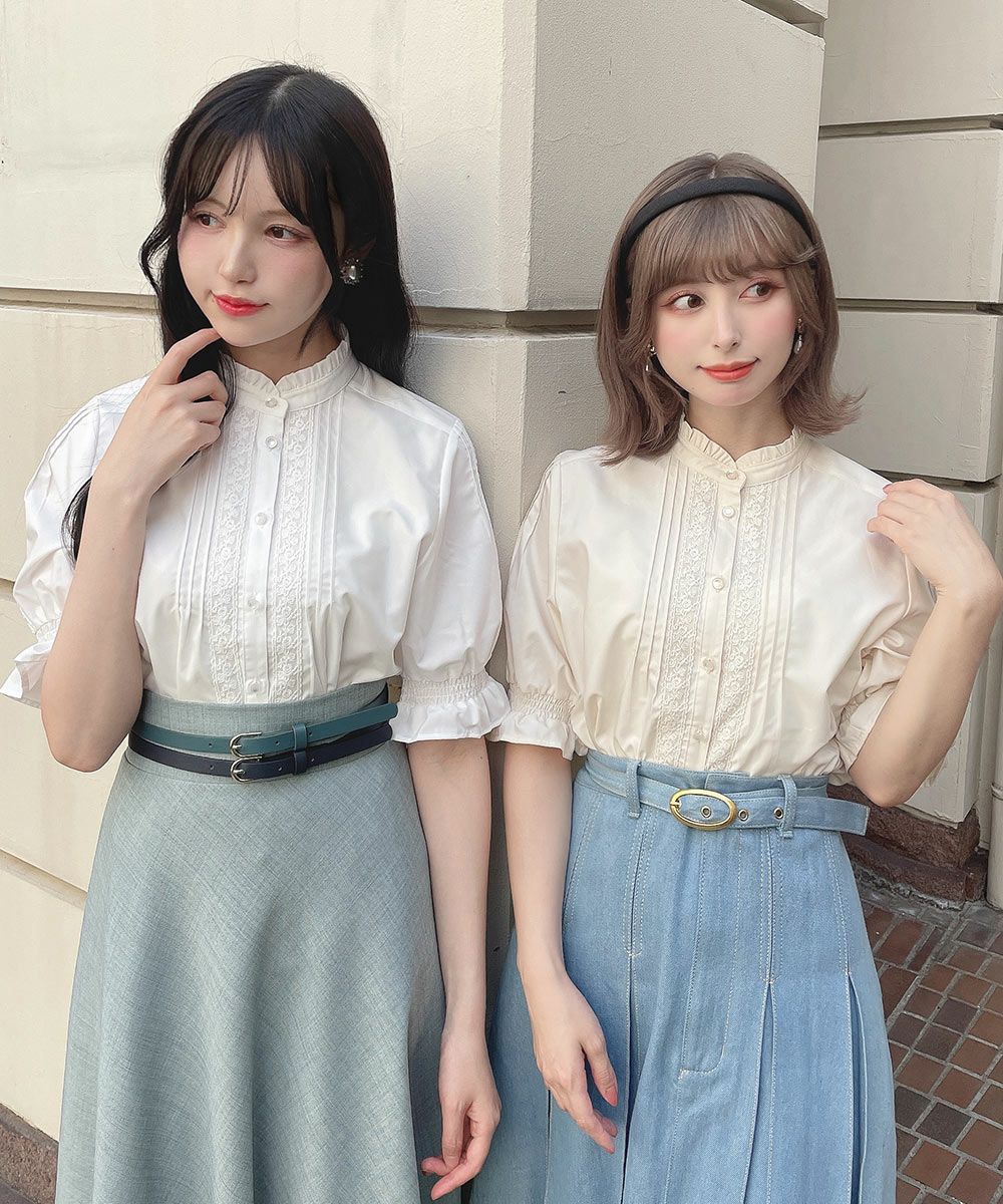 左：off white / 157cm, 右：light beige / 152cm