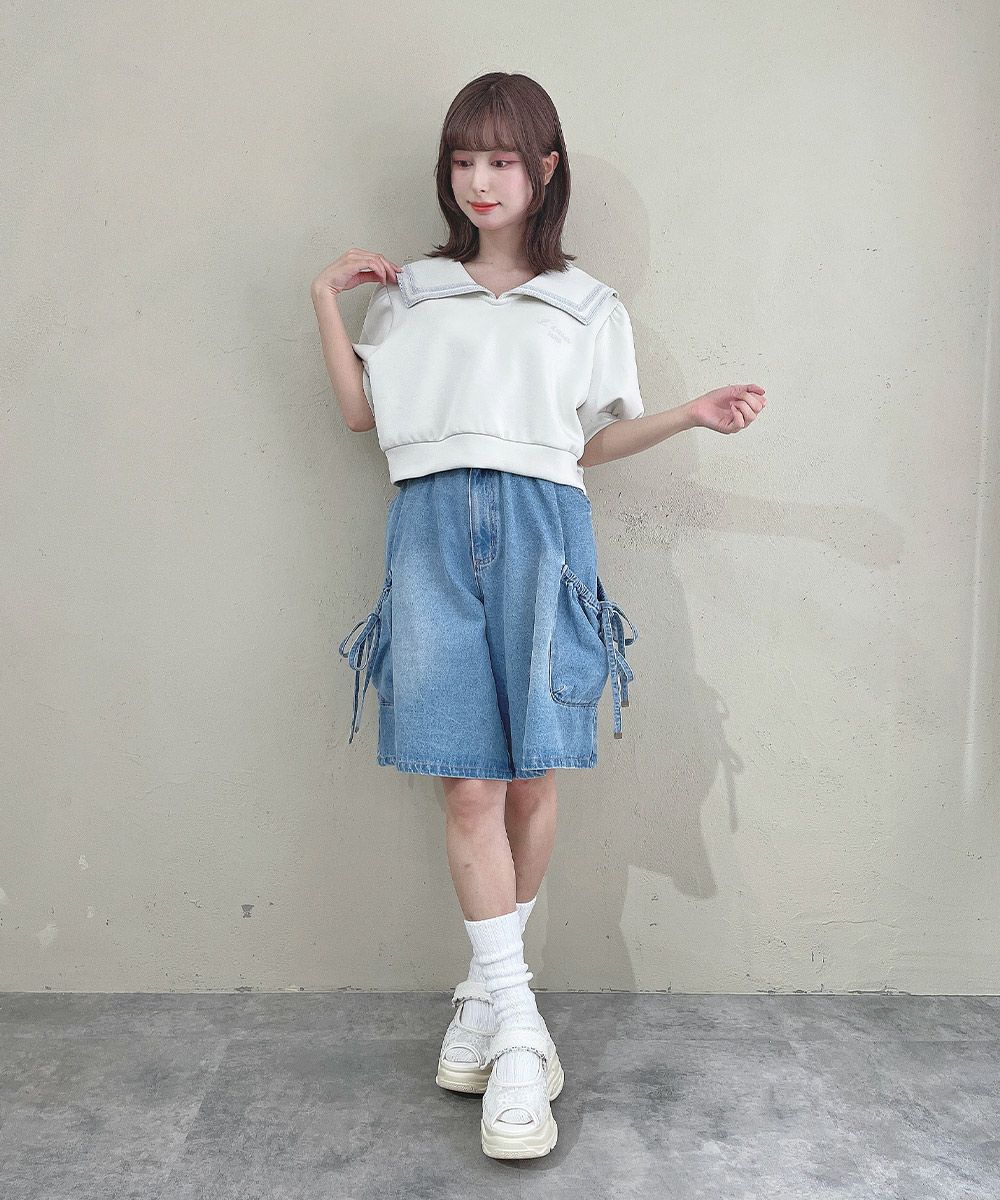 左：off white / 152cm