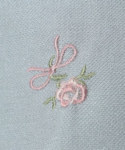 Embroidery (blue gray)