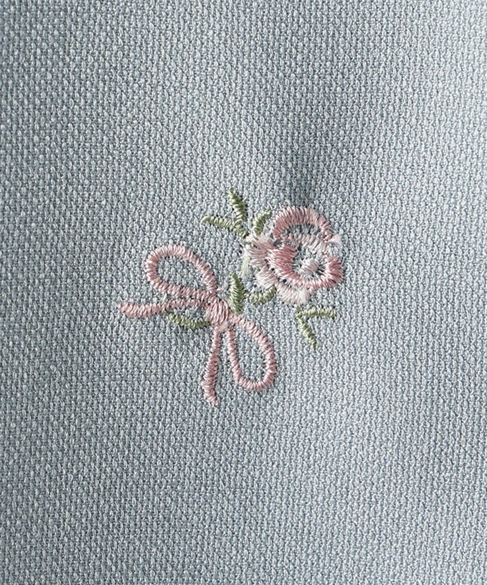 刺繍 (blue gray)