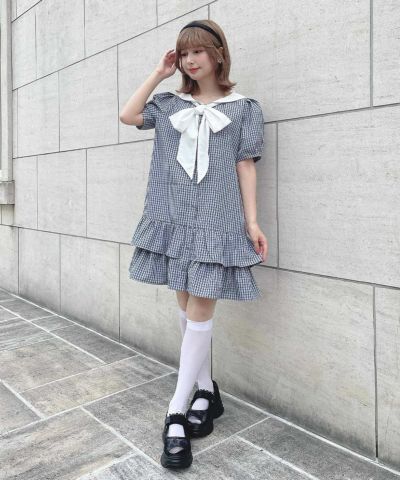 navy×white / 152cm