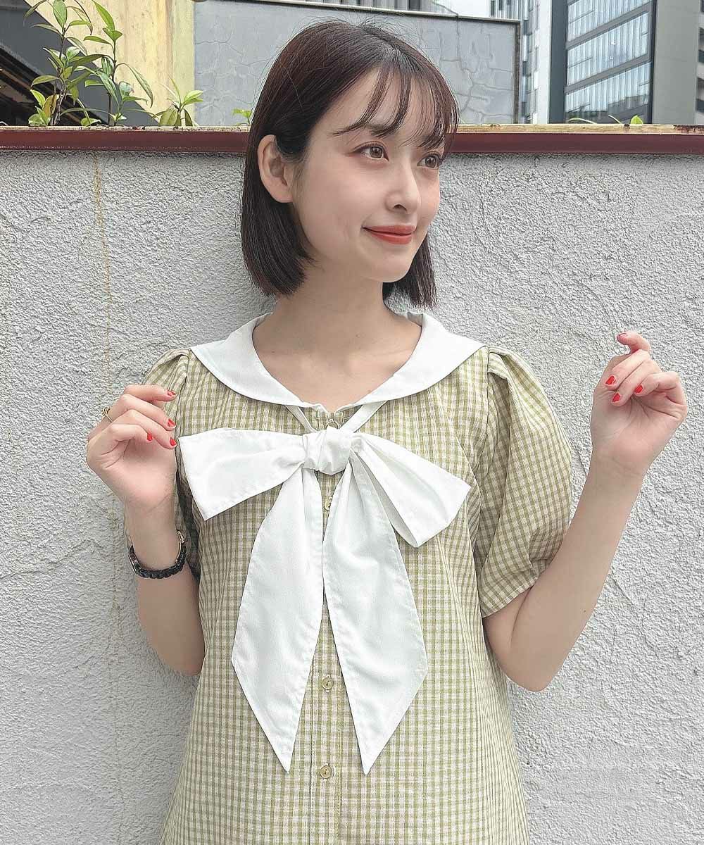 light green×white / 165cm