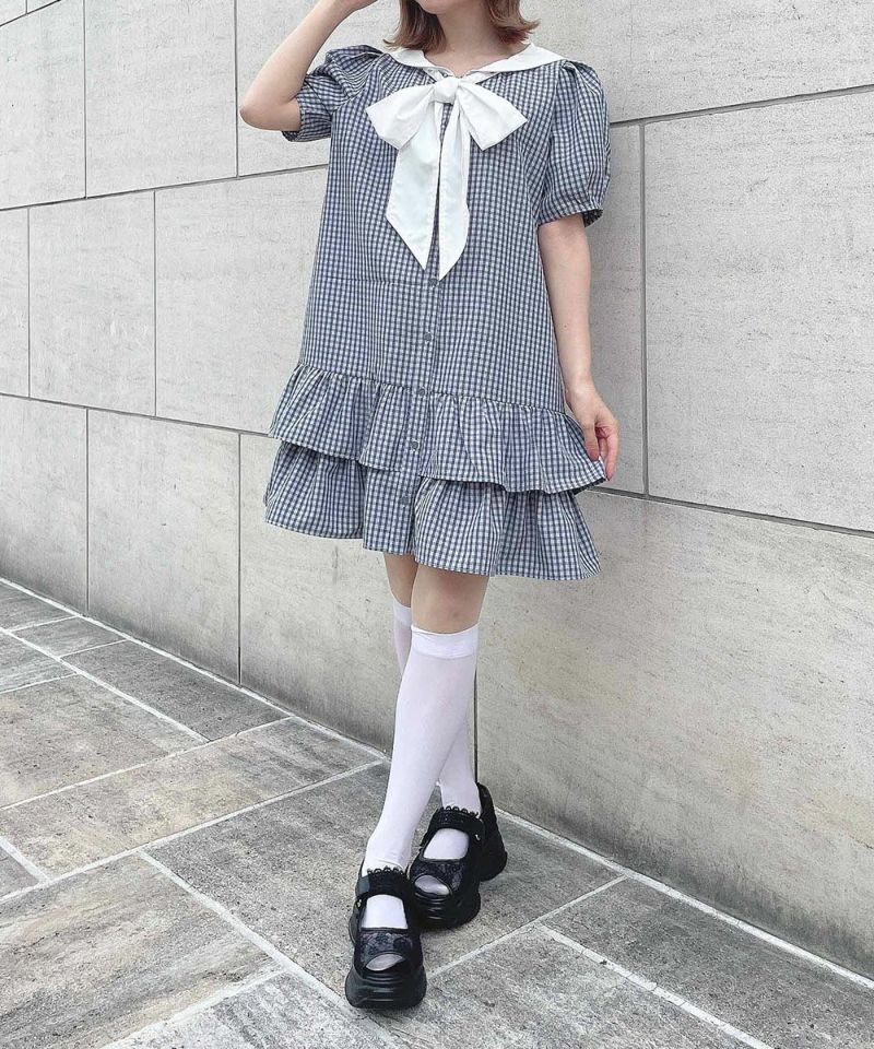 navy×white / 152cm